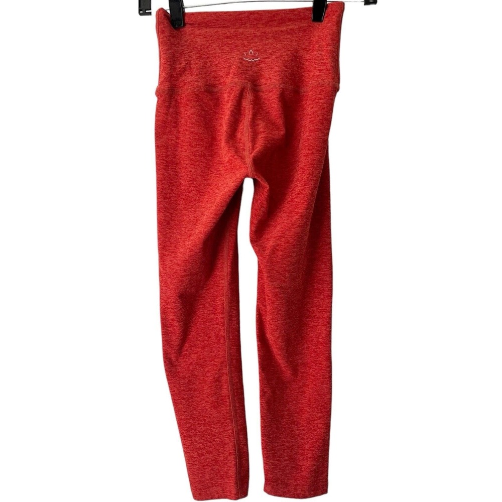 Beyond Yoga Rustic Orange Walk And Talk Cropped High Waisted Leggings Size Small - Picture 2 of 6